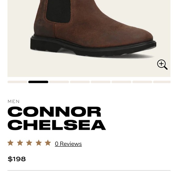 Frye CONNOR Chelsea Brown Boots New without box size 10 men’s - Picture 2 of 5
